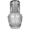 Curator Home Vintage Comodino Acqua Caraffa e Vetro Set - Capacità 750 ml - Elegante brocca in vetro per acqua, succo o vino - Elegante decorazione per la casa per cucina o sala da pranzo