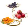 evomosa Portafrutta a 3 livelli Vassoio salvaspazio per la casa, stabile e non oscillante, moderna ciotola di frutta per frutta snack pasticceria