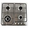 Fetcoi Fornello a gas, 580 x 520 mm, 4 fiamme, da incasso, per gas propano gas naturale