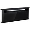 Klarstein Downdraft Cappa Aspirante 90 cm, Cucina 2 in 1, Flusso d'Aria 682m³/h, 8 Modalità, Sottopensile con Luci LED e Timer