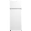 COMFEE' RCT284WH2 - Frigorifero/congelatore superiore, 176 kWh/anno, altezza 143 cm, luce LED, cerniera per porta reversibile, vetro di sicurezza, colore: Bianco