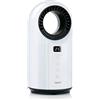 alpina Termoventilatore elettrico e ventilatore 1500 W - Radiatore con timer e telecomando - Radiatore oscillante con funzione di raffreddamento e riscaldamento - 18 x 18 x 37 cm