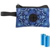 DRW Porta Borse per Cani Decorato con Arabesque Blu 10 x 5 x 4 cm, Multicolore, Medidas: 10x5x4 cm