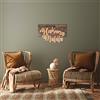 Wallity Elegante accessorio decorativo da parete, 38 x 58 cm, noce e rame, 50% legno (3 cm) e 50% metallo (1,5 mm), design unico