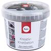Rayher Cemento Creativo Calcestruzzo modellabile, secchiello da 1,5kg Colore Grigio chiaro, 34445000
