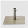 Enzo De Gasperi EDG Enzo de Gasperi Base Per Ombrellone da esterno quadrata in Acciaio 50X50 cm Sabbia
