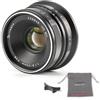 7artisans Obiettivo grandangolare da 25 mm F1.8 APS-C con messa a fuoco manuale per fotocamere mirrorless compatte Nikon Z Mount per Nikon Z50 Z6 Z7 Z6 II