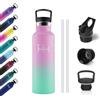 KollyKolla Borraccia Termica Bambini 500ml, Borraccia con Cannuccia, Bottiglia in Acciaio Inox Riutilizzabile, a Prova di Perdite, senza BPA, Borracce per Bambini, Scuola, Campeggio, Palestra, Ciclismo
