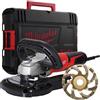Milwaukee AGV 15-125 XE DEG-SET - SMERIGLIATRICE CON POTENTE MOTORE DA 1550W PROTECTOR E CUFFIA DI ASPIRAZIONE PER LEVIGATURA - MILWAUKEE