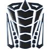 EVTSCAN Adesivi Universali Per Paraserbatoio Per Moto: Facile Applicazione, Protezione di Lunga Durata(Bordo blu nero)