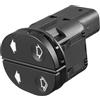 A ABSOPRO Interruttore Alzacristalli Lato Guidatore Interruttore di Controllo Master Alzacristalli per Ford Fiesta MK5 1.25 1.3 1.4 1.6 ST150 2001-2008
