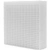 LINLAN 12Pcs 30 x 30 cm(11.8x11.8in) Griglia per Acquario in plastica, divisore per Acquario, per filtrare e Proteggere Il Fondo Fai da Te(Colore Bianco, Senza accessor)