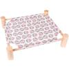 FUNAT Letto di Marcia per Animali Domestici, Letto in Legno per Cani, Materasso Traspirante per Gatti, Letto in Legno Antiscivolo Lavabile in Rete Traspirante per Gatti