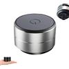 Ukisisi Buzzgo Speaker,Mini Buzzgo Speaker Bone Conduction, Bone Conduction Resonance Subwoofer with Suction Cup, Portable Wireless Subwoofer for Bathroom, Outdoor, Travel-SILVELY