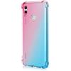 HUANGTAOLI Custodia per Huawei P Smart 2019, Rinforzare la con Angoli Protettiva Silicone Colorato Bumper Cover per Huawei P Smart 2019
