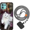 vingarshern Cover Motorola Edge 20 Lite Custodia in Silicone Sottile,Motorola Edge 20 Lite Cover Antiurto Con Motivo,Motorola Edge 20 Lite Case Silicone Con Catena/Cordino per Cellulare,Foto04