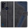 MOBESV Custodia per Motorola Moto G8 Power Lite, Cover a Libro Magnetica Custodia in Pelle per Motorola Moto G8 Power Lite, Elegante Nero