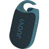 JUOVI Clip J1 Speaker Bluetooth Portatile, Altoparlante Wireless Compatto, Moschettone Integrato Waterproof e Resistente alla Polvere IP68, 24 Ore di Autonomia con Suono HD per Casa, Esterni (Blu)