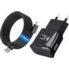 MOPOCHG 15W USB C Caricatore Caricabatterie con 2M Cavo Type C per Samsung Galaxy S20 S10 5g S10e 10+ S9 S8 Plus Note 9 A56 A36 A35 A34 A25 A20 A16 A15 A14 A13 A05s, USB Spina Ricarica Adattatore Veloce