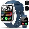 Motast Smartwatch Uomo Donna, 1.96 Orologio Fitness Tracker con Effettua/Risposta Chiamate, 115+ Sportive Smart Watch, Contapassi/SpO2/Sonno/Cardiofrequenzimetro, Impermeabile IP68 per Android iOS