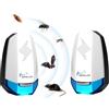 ZoneYan 2 pezzi Ultrasuoni per Topi, Antizanzare Ultrasuoni, Repellente Topi Ultrasuoni per Il Controllo di Ratti, Scarafaggi, Mosche, Zanzare, Ragni, Adatto per Case, Scantinati, Giardini