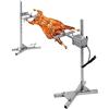 YUEWO Kit Girarrosto Elettrico,Universale Girarrosto per Barbecue,Spiedo Girevole per Grigliare,15W Motore in Acciaio Inox Set di Girarrosto Max 70kg