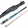 Riley Stecca da biliardo americana, 147 cm, punta da 13 mm, completa di custodia rigida (blu)