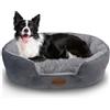 Nobleza Cuccia Cane Interno, Cuccia per Cani Lavabile, Cuccia Cane Taglia Medi Morbido Confortevole, Cuscino per Cani, Base Antiscivolo, Grigio, M, 65x53x20cm(1)