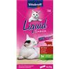 Vitakraft Cat Liquid-Snack manzo ed erba gatta