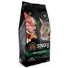 SAVORY Gatto adulto Gourmand Fresco - Cibo olistico per gatti cibo secco - Miscela di prebiotici, probiotici e minerali - Tacchino e anatra - 2 kg