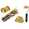 ToolSpace 10 Pezzi Rullo per Pittura - 7 cm Rulli Set Poliacryl con Pelo Lungo - Rulino per Verniciatura Verniciare - Ricambio con Manico per Porte - Kit Pitturare Pareti Interni Esterni - Superfici