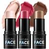 XINYUNXIN Contour Stick con sfumature di Highlighter, Bronzer e Blush, un Contour Stick impermeabile e non grasso che contorna il viso senza sforzo con un tocco leggero (B, 3 pezzi)