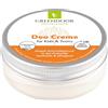 Greendoor Crema deodorante naturale per bambini e ragazzi, 50 ml, vegano, blocca l'odore del sudore durante la pubertà, delicato sulla pelle e nutriente, senza sali di alluminio e senza alcool