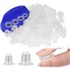 BAMTTOO Tattoo Ink Caps 200pcs Disposable Tattoo Ink Cups Silicone Pigment Ink Caps for Tattooing Pigment Cups for Microblading Tattoo Supply