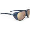 Rudy Project STARDASH Blue Navy Matte Impactx Photochromic 2 Laser Crimson Occhiali da Sole, Talla única Unisex-Adulto