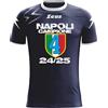 PELUSCIAMO Maglietta Campioni d'Italia 2025 4 Scudetti | Personalizzabile con Nome e Numero Maglia Calcio Zeus Mida Calcio Scudetto Napoli | Rock PS 41076-NAP-09