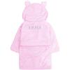 Varsany Accappatoio personalizzato per baby shower, regalo per neonati, vestaglia per bambino e bambina, colore rosa/blu/grigio, regalo con orecchie di orsacchiotto ricamate con strass, 0-24 mesi,