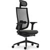 Sedus, Se:do PRO Light 2, sedia da ufficio ergonomica, membrana a rete, antracite, supporto lombare, supporto cervicale, regolabile in altezza