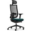 Sedus, Se:do PRO Light 2, sedia da ufficio ergonomica, membrana a rete, petrolio, supporto lordosi, supporto cervicale, regolabile in altezza