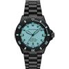 Emporio Armani Orologio Analogico Meccanico a Carica Manuale Uomo con Cinturino in Acciaio Inossidabile AR60084, Blu e Nero, 42.5 mm