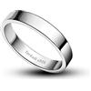 Dankadi Anello di fede nuziale in argento 925, larghezza 3,5 mm, placcato oro, misura 44 a 70 mm, per coppia, sposo, semplice e liscio a cupola, per donna, uomo, regalo per amore, matrimonio, amica,,