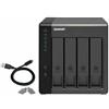 QNAP Memorizzazione in Rete NAS Qnap TR-004 Nero