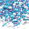 mySprinkles wir streuseln Liebe Sprinkles Ocean Girl Mix blu bianco viola oro 90g natale sprinkletti decorazioni zucchero biscotti - STREUSEL GLÜCK - perfetto per natale biscotti torta cupcakes muffins cakepops