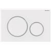 GEBERIT PLACCA DI COMANDO GEBERIT SIGMA 20 BIANCA DOPPIO TASTO 115.882.11.1