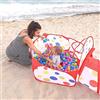 Dioche Tenda da Gioco per Bambini con Tunnel, Tenda da Gioco per Bambini Pop-up 3 in 1, Pieghevole, con Borsa di Stoccaggio, Tenda Bambini per Interni ed Esterni