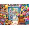 HUADADA Puzzle 1000 pezzi per adulti classico gioco educativo negozio di fiori splendida decorazione puzzle regali