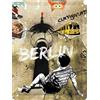 Nostalgic-Art Targa Vintage Berlin Street Art - Souvenir & Idea Regalo, in Metallo, Design Retro per Decorazione, 15 x 20 cm