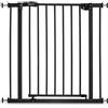 hauck Cancelletto di Sicurezza per Bambini Close N Stop Incl. Estensione da 9 cm - Cancelletto per Bambini da 84 a 89 cm - Fissaggio a Pressione, Estensibile - Per Porte e Scale - Metallo, Nero