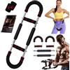 Generico Arm Trainer Pro, 40-100lb Twister Arm Trainer, Adjustable Chest Exerciser, Portable Power Twister Bar, Body Strength Fitness Workout Equipment for Men Women - Shape The Perfect Body (Rosso)