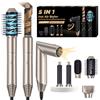 UMIGA 5 in 1 Air Styler Arriccia Capelli ad Aria Spazzola Asciugacapelli Phon Arricciacapelli Capelli Air Styler 5 in 1 Spazzola Ad Aria Calda Hairstyler Styling Liscio Onde Ricci, Oro